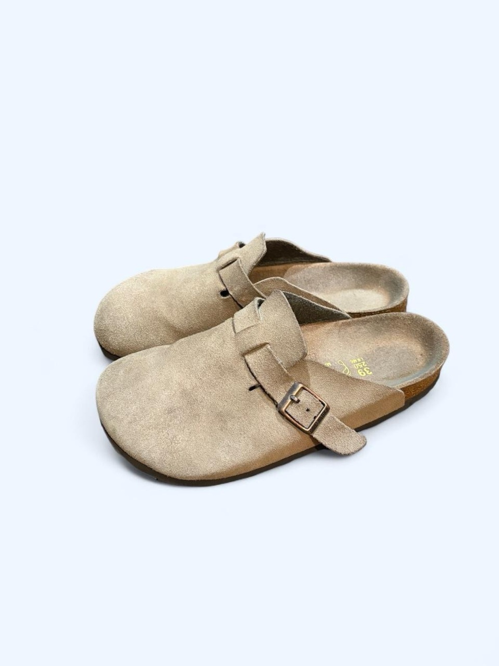 Birkenstock Boston Clogs in Tan - Picture 2 of 6